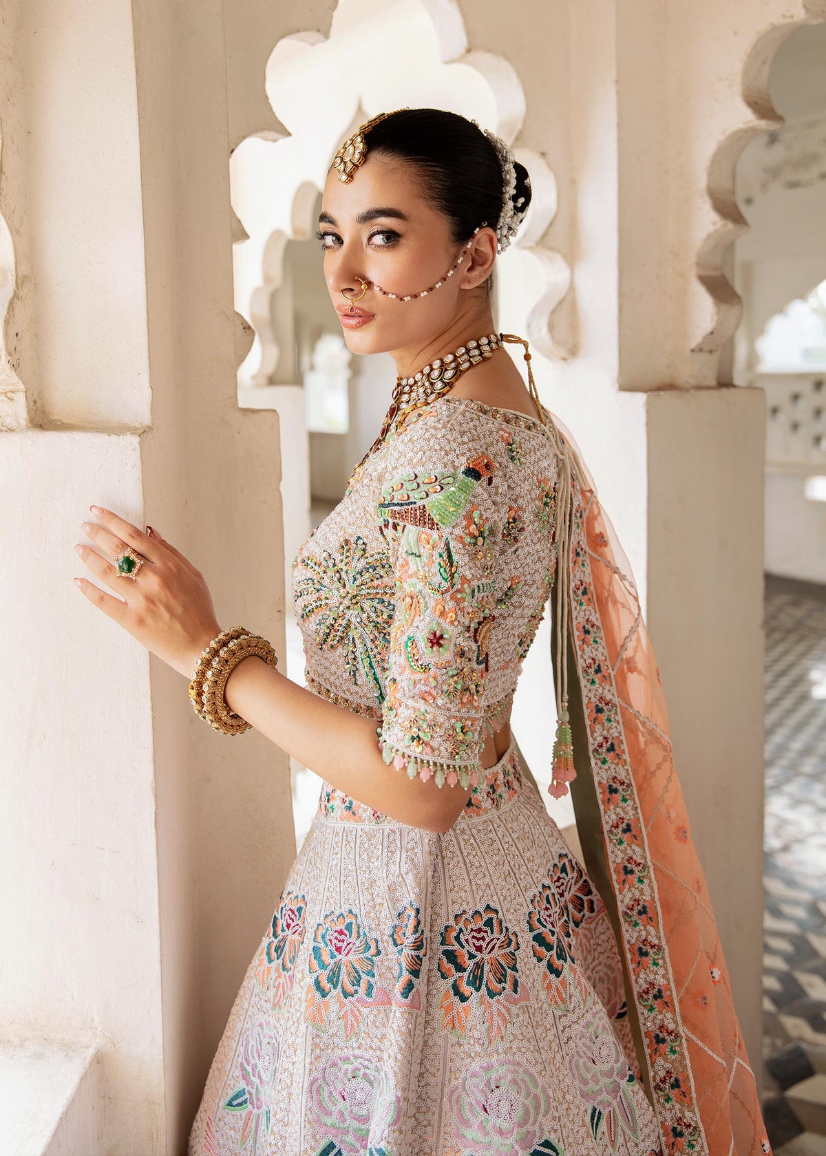 Waqas Shah | Taj Mahal | GUL BANO by Waqas Shah - Designer Dress - Type: Ladies Clothes - Available at Libayah - 100% Original