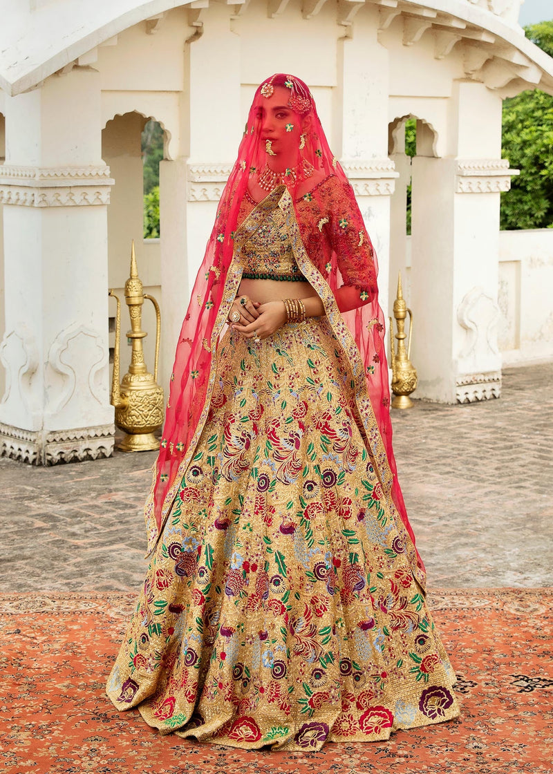 Waqas Shah | Taj Mahal | HUSNA BANO by Waqas Shah - Designer Dress - Type: Ladies Clothes - Available at Libayah - 100% Original