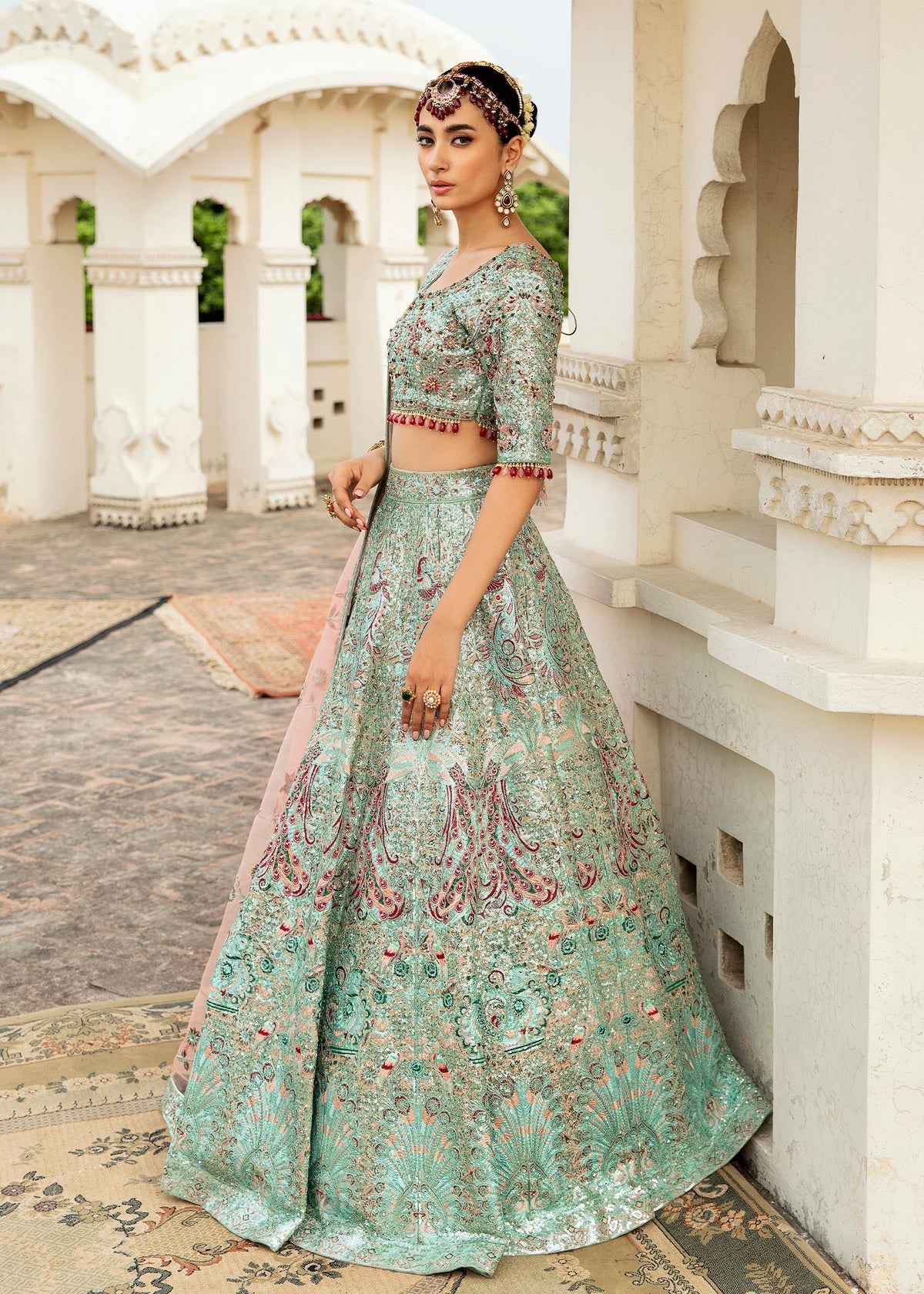 Waqas Shah | Taj Mahal | MAH BANO by Waqas Shah - Designer Dress - Type: Ladies Clothes - Available at Libayah - 100% Original