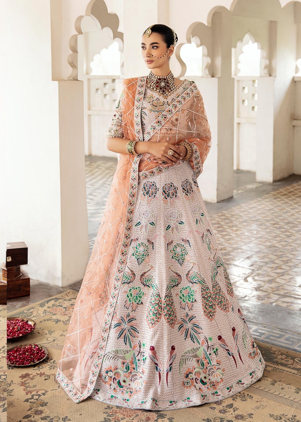 Waqas Shah | Taj Mahal | GUL BANO by Waqas Shah - Designer Dress - Type: Ladies Clothes - Available at Libayah - 100% Original