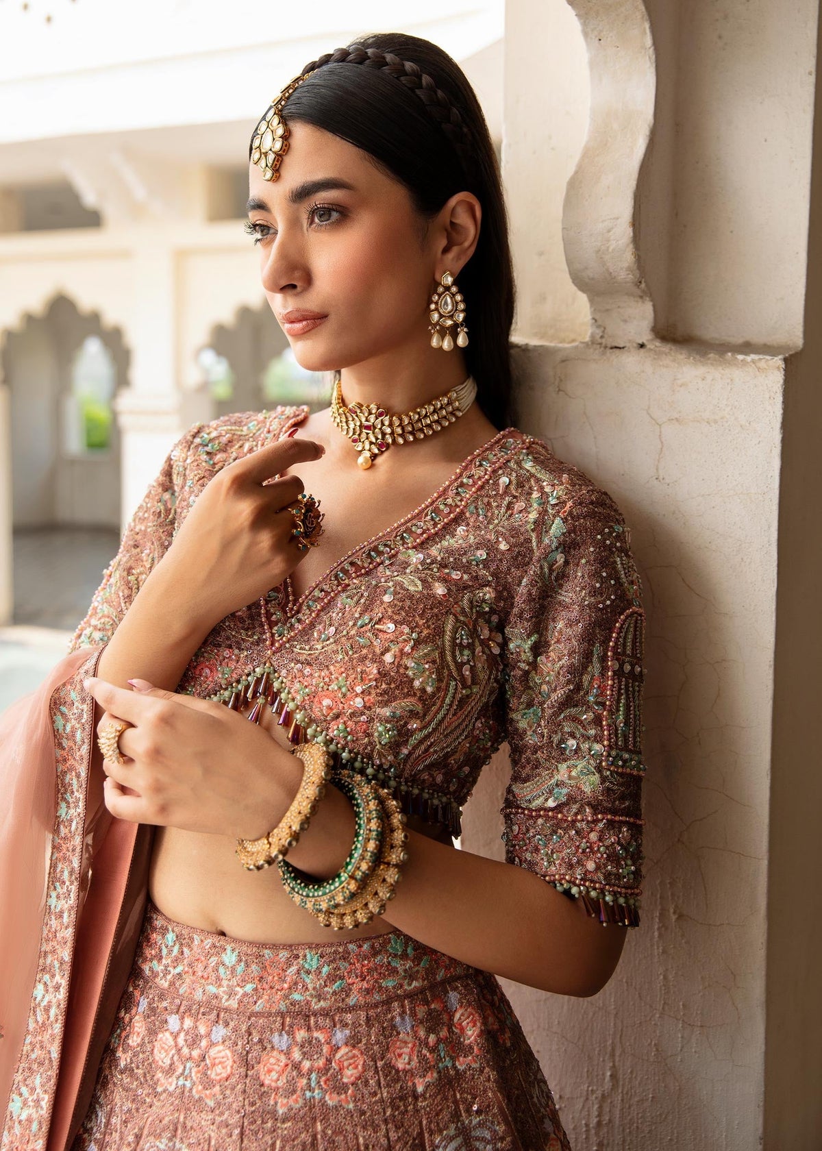 Waqas Shah | Taj Mahal | NAZ BANO by Waqas Shah - Designer Dress - Type: Ladies Clothes - Available at Libayah - 100% Original