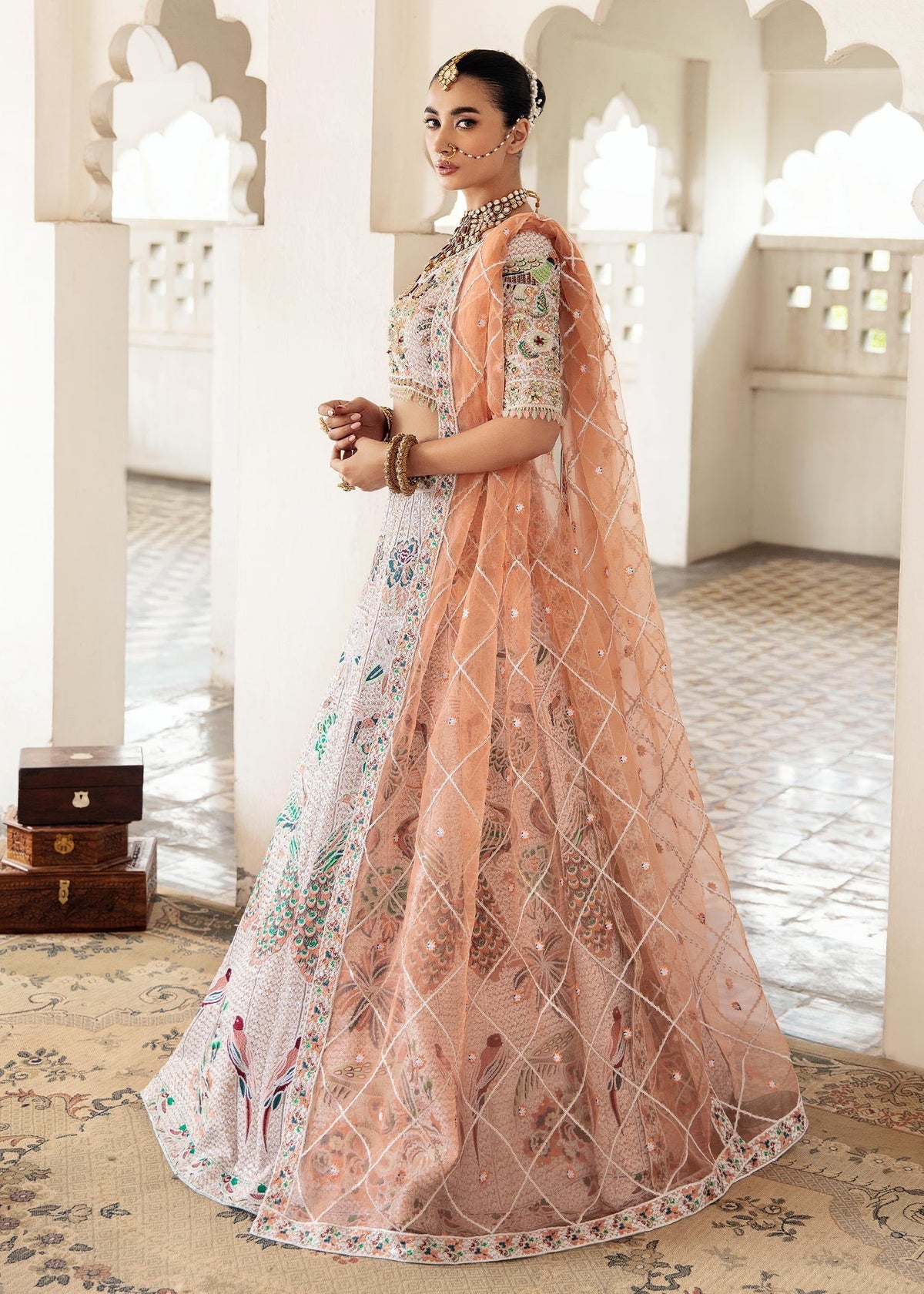 Waqas Shah | Taj Mahal | GUL BANO by Waqas Shah - Designer Dress - Type: Ladies Clothes - Available at Libayah - 100% Original