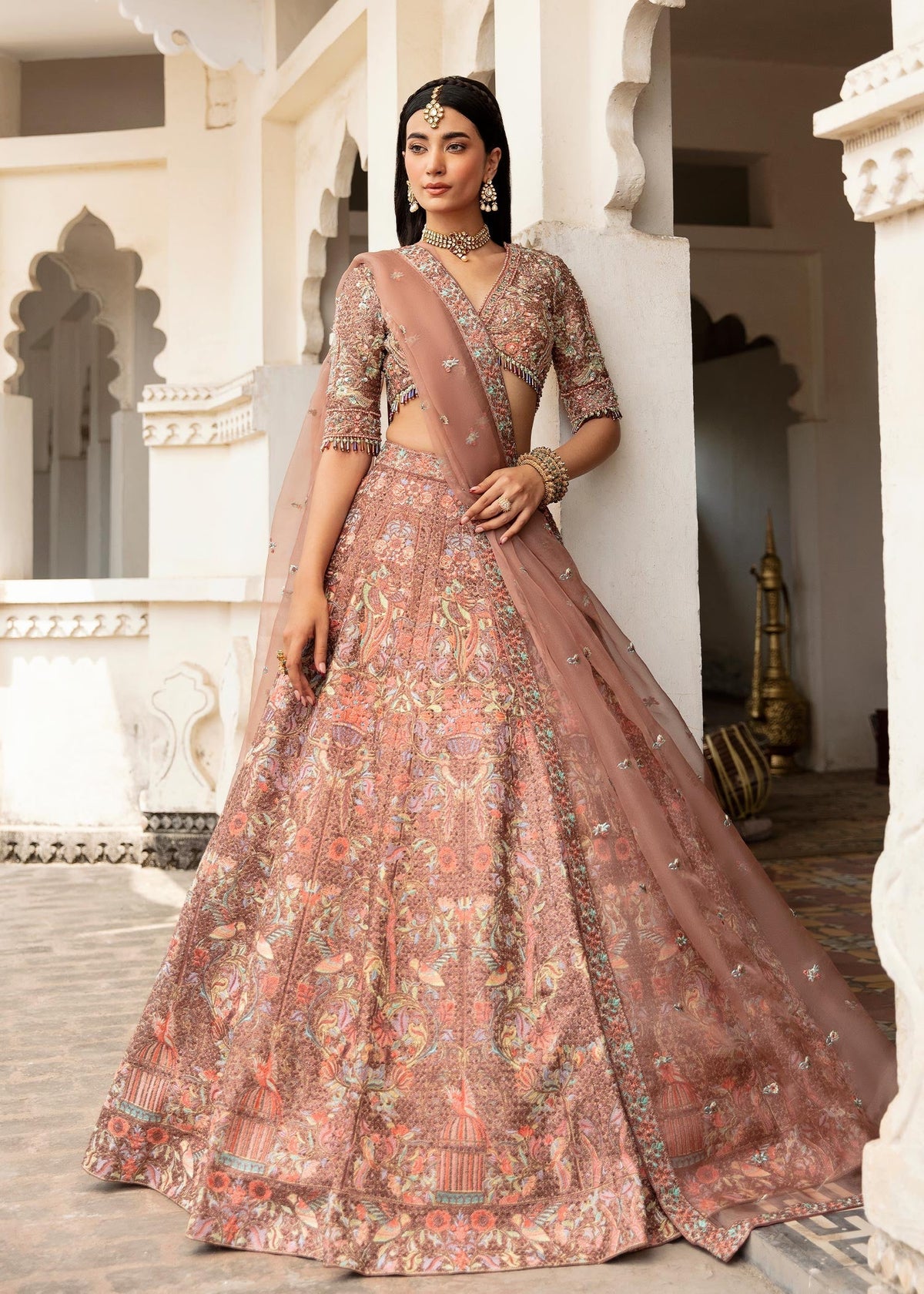 Waqas Shah | Taj Mahal | NAZ BANO by Waqas Shah - Designer Dress - Type: Ladies Clothes - Available at Libayah - 100% Original