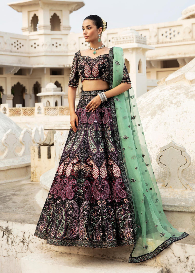 Waqas Shah | Taj Mahal | ZARQA BANO by Waqas Shah - Designer Dress - Type: Ladies Clothes - Available at Libayah - 100% Original
