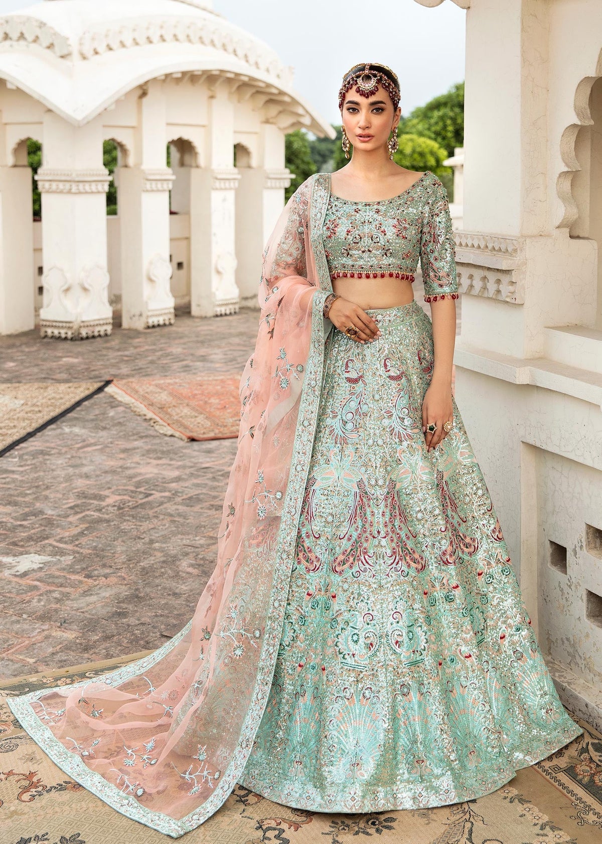 Waqas Shah | Taj Mahal | MAH BANO by Waqas Shah - Designer Dress - Type: Ladies Clothes - Available at Libayah - 100% Original