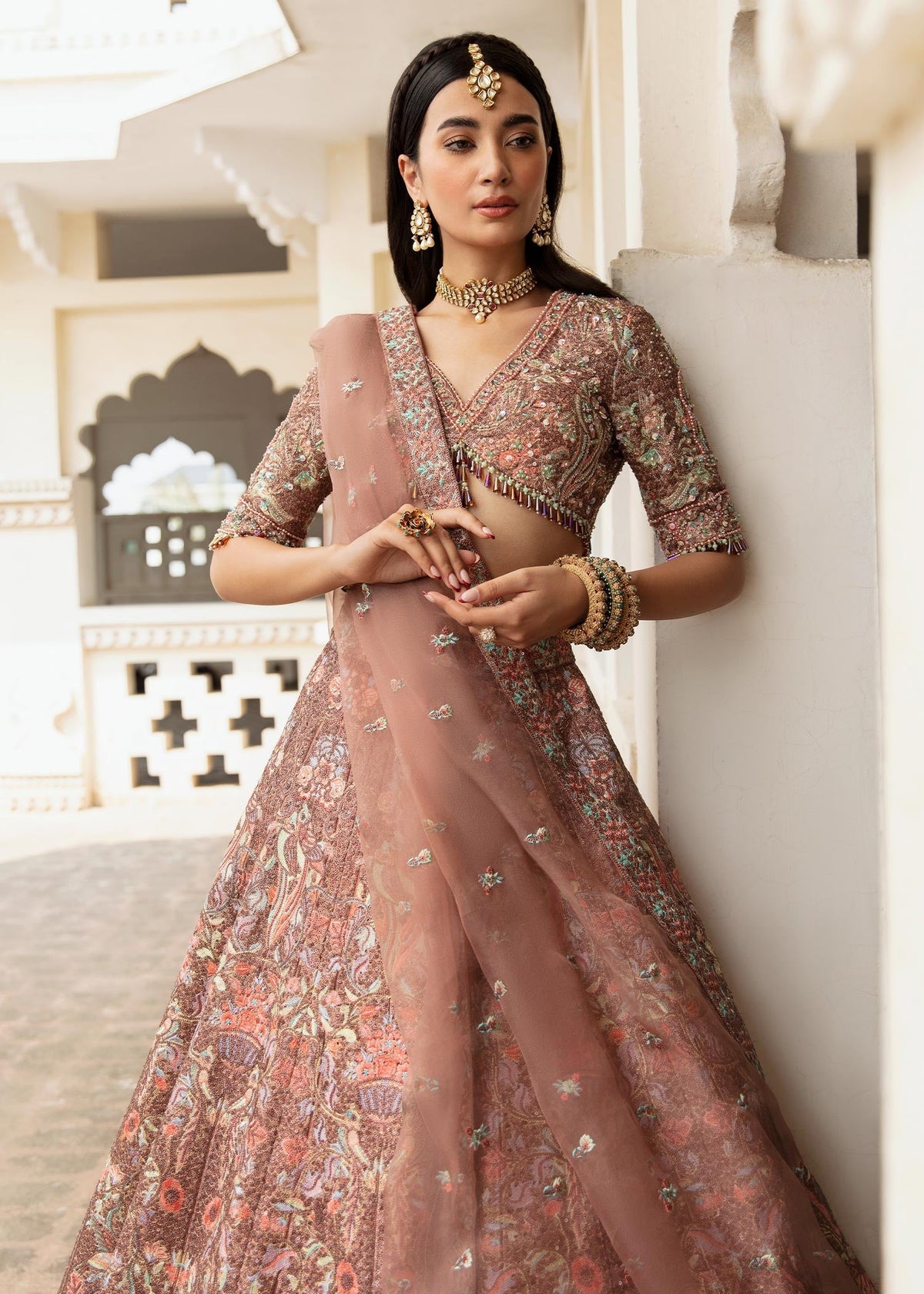 Waqas Shah | Taj Mahal | NAZ BANO by Waqas Shah - Designer Dress - Type: Ladies Clothes - Available at Libayah - 100% Original