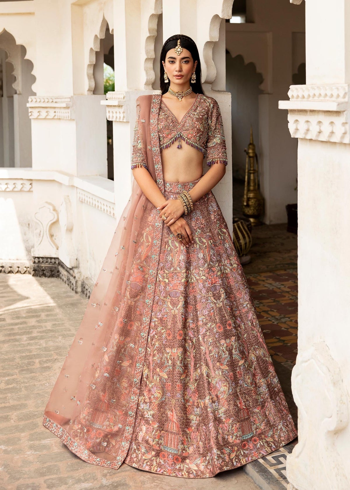 Waqas Shah | Taj Mahal | NAZ BANO by Waqas Shah - Designer Dress - Type: Ladies Clothes - Available at Libayah - 100% Original