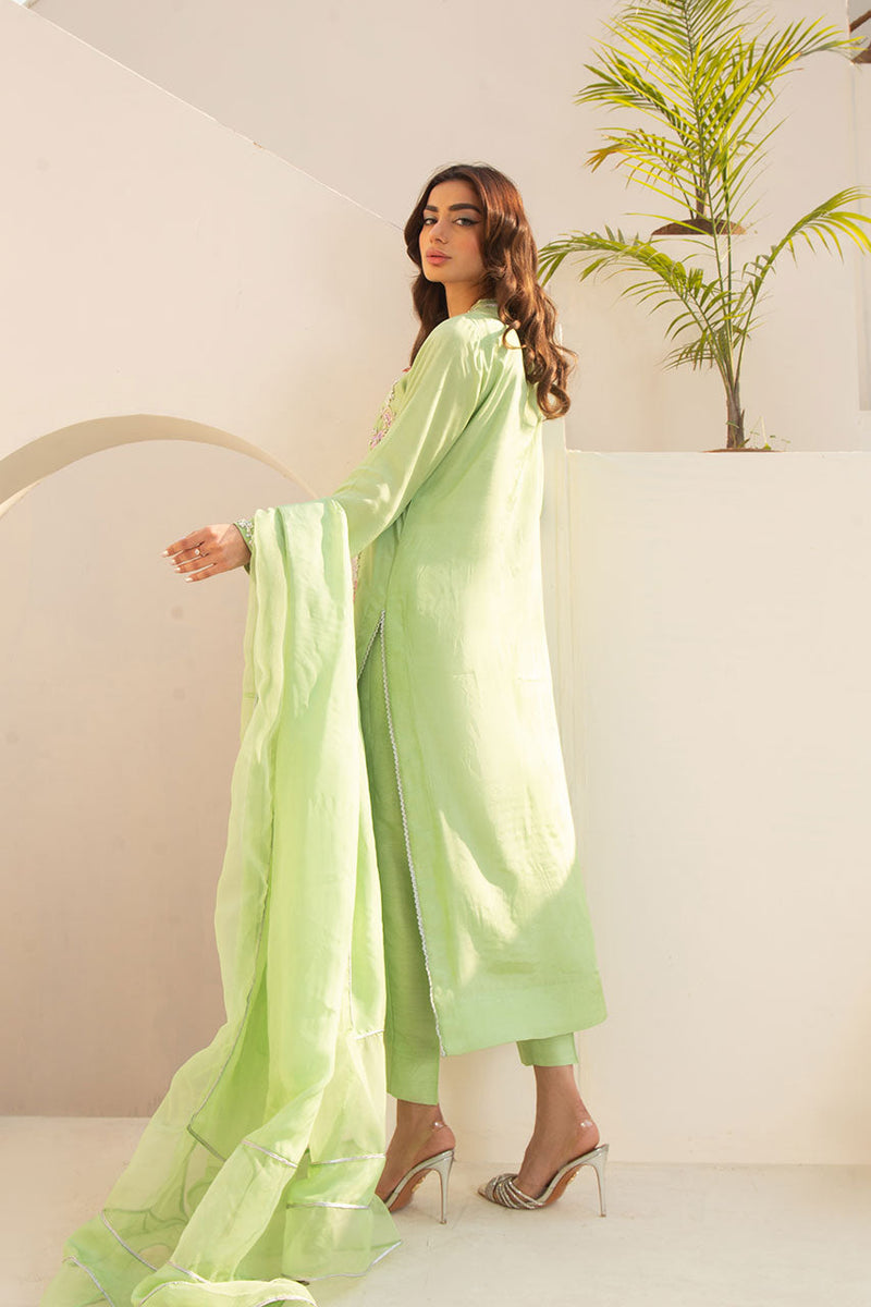 Leon | Leon Luxe Collection | Lush Green Symphony by Leon - Designer Dress - Type: Ladies Clothes - Available at Libayah - 100% Original