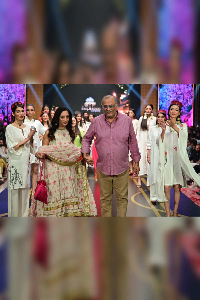 The Pink Tree Company | Weaves and Blocks |  Pankhari Gulaab Ki by The Pink Tree Company - Designer Dress - Type: Ladies Clothes - Available at Libayah - 100% Original