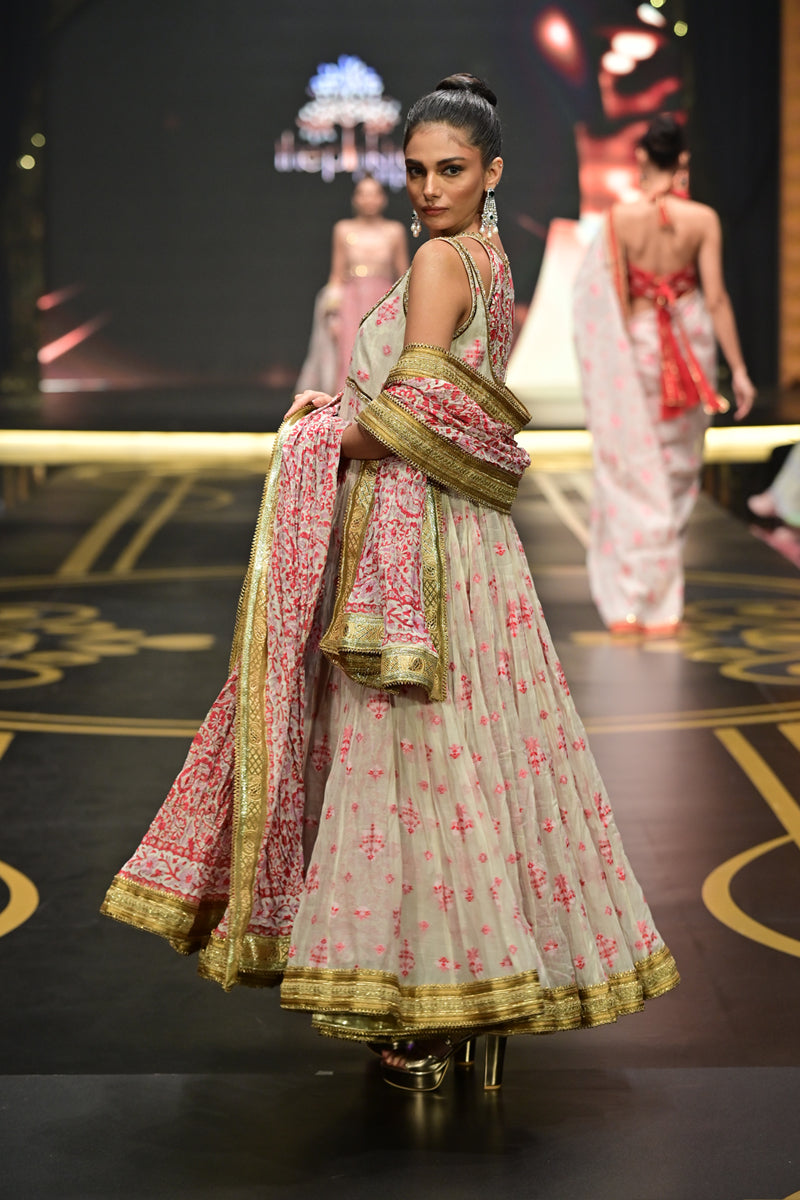 The Pink Tree Company | Weaves and Blocks |  Khila Gulaab by The Pink Tree Company - Designer Dress - Type: Ladies Clothes - Available at Libayah - 100% Original