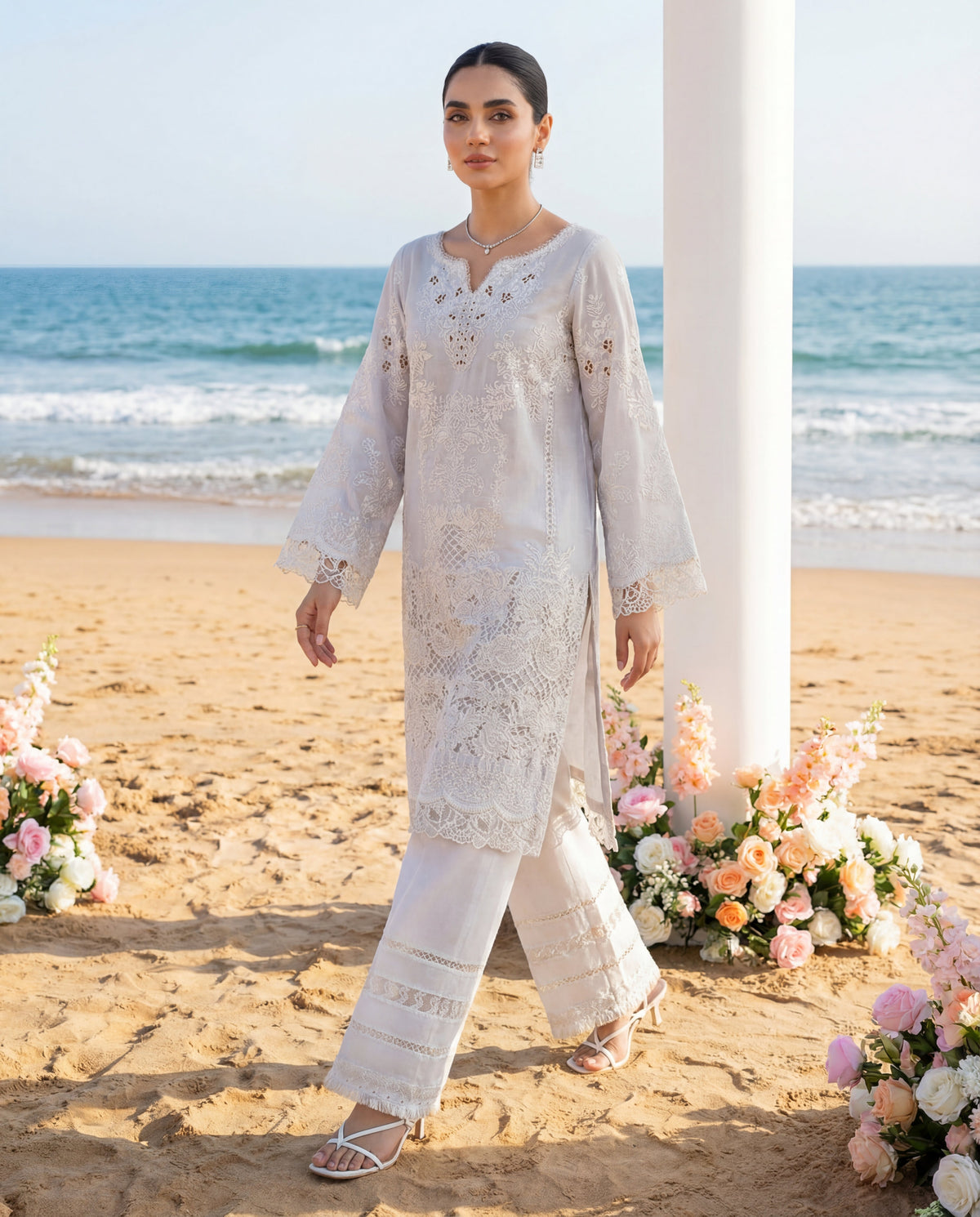 Threads and Motifs | Formal Outfits | 10617 by Threads and Motifs - Designer Dress  - Type : Ladies Clothes - Available at Libayah - 100% Original 