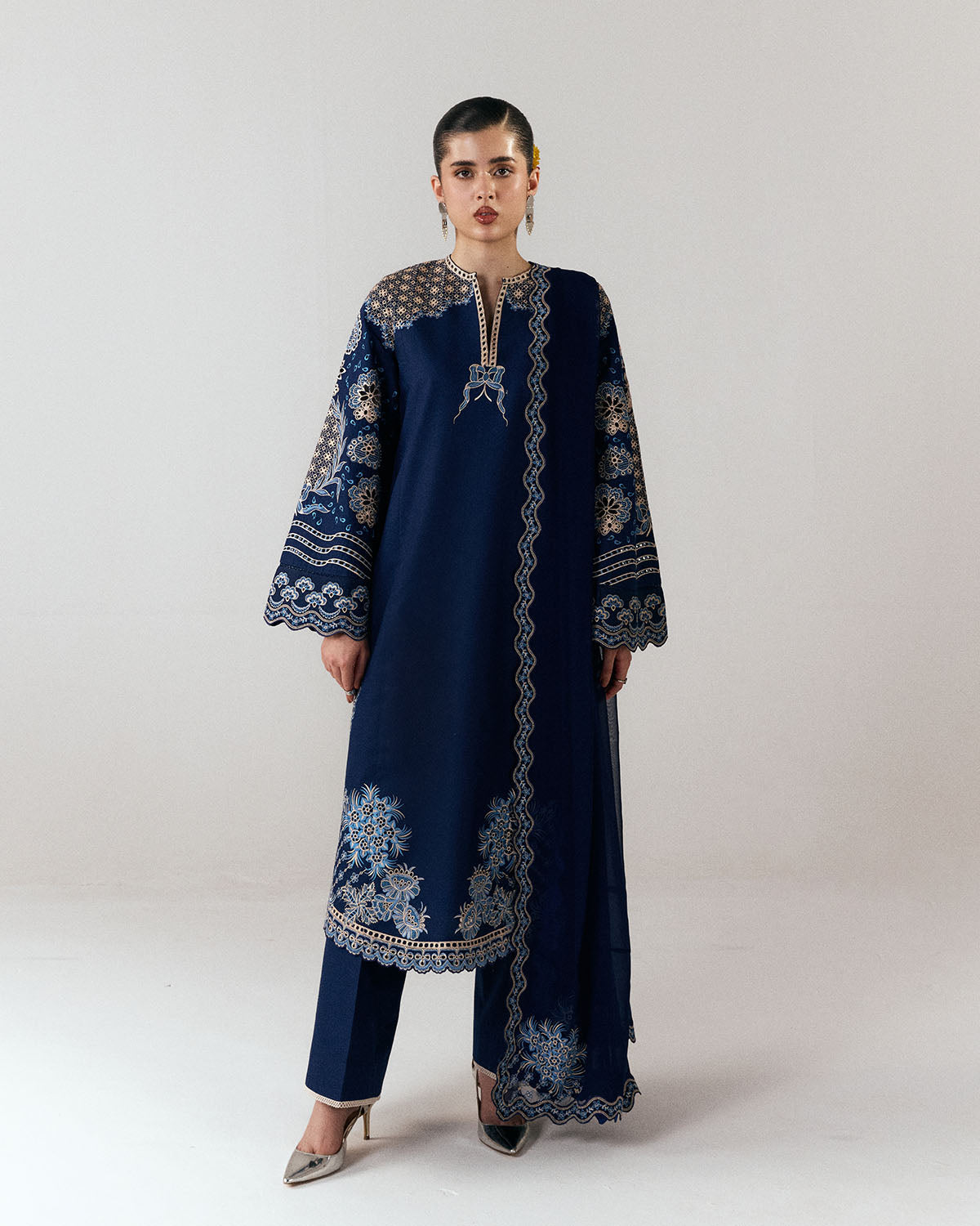 Jugnu | SS 26 Lawn | Tiva by Jugnu - Designer Dress  - Type : Ladies Clothes - Available at Libayah - 100% Original 