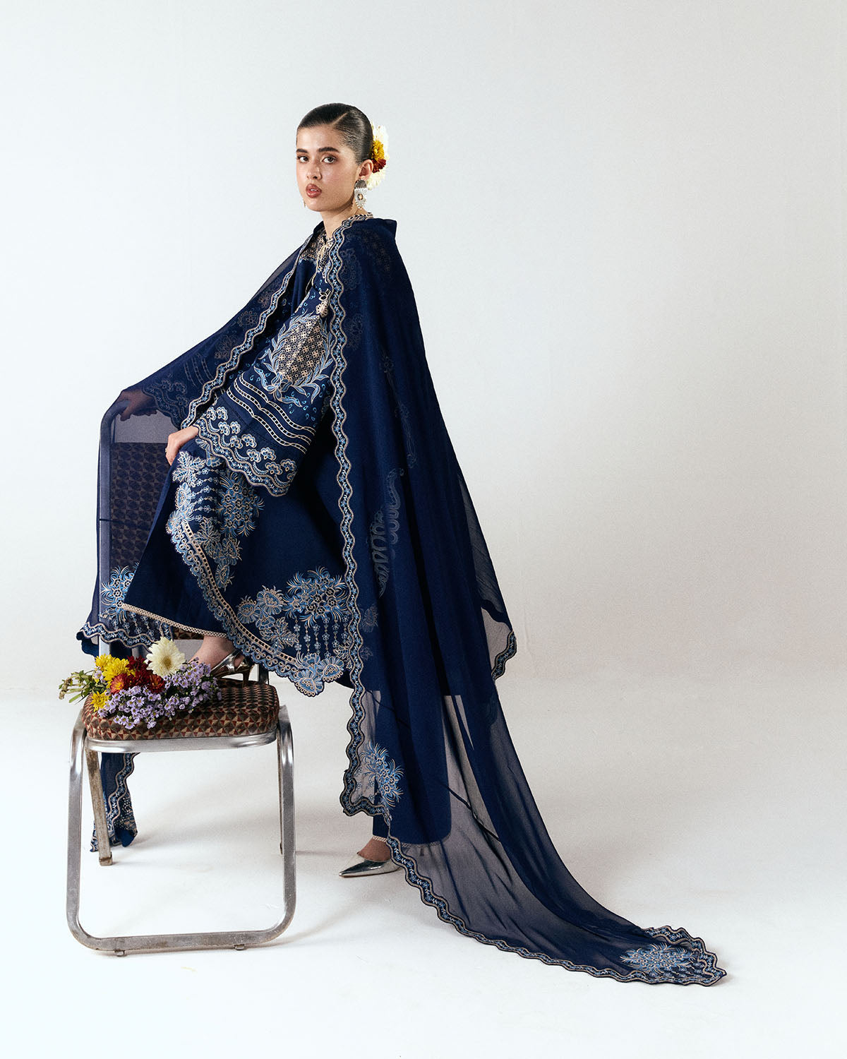 Jugnu | SS 26 Lawn | Tiva by Jugnu - Designer Dress  - Type : Ladies Clothes - Available at Libayah - 100% Original 