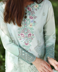 Mushq | Solace Ombre Chikankari | Tranquil Muse - by Libayah - Registered Vendor of : Mushq - 100% Original Designer Dress
