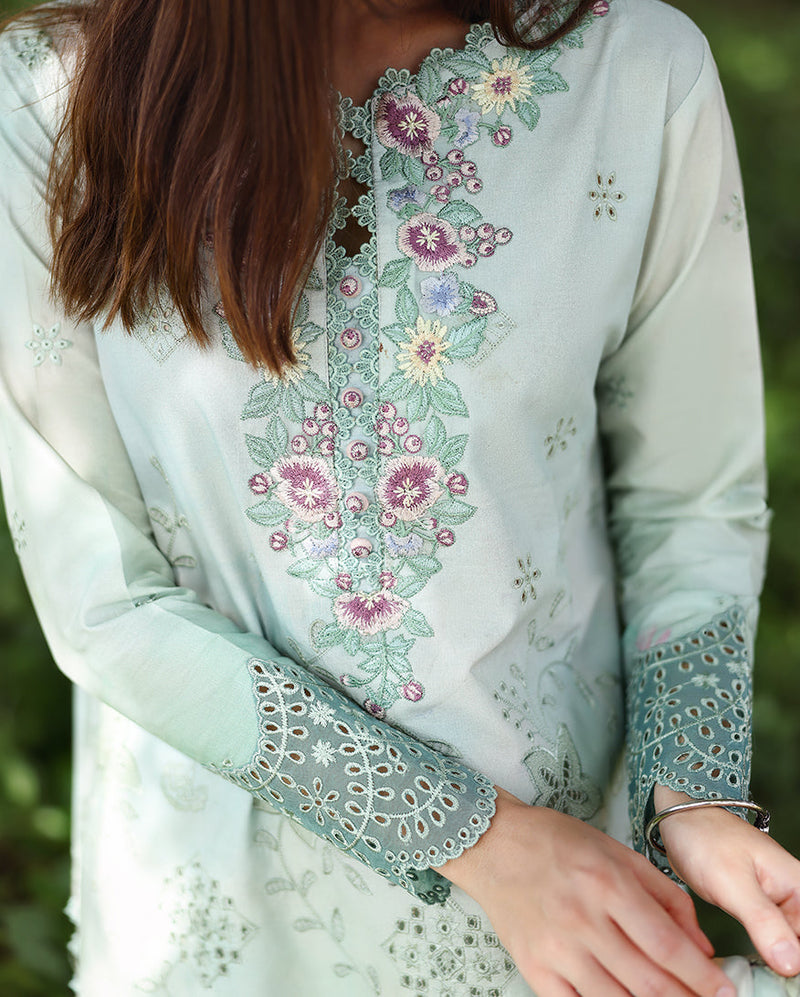 Mushq | Solace Ombre Chikankari | Tranquil Muse - by Libayah - Registered Vendor of : Mushq - 100% Original Designer Dress