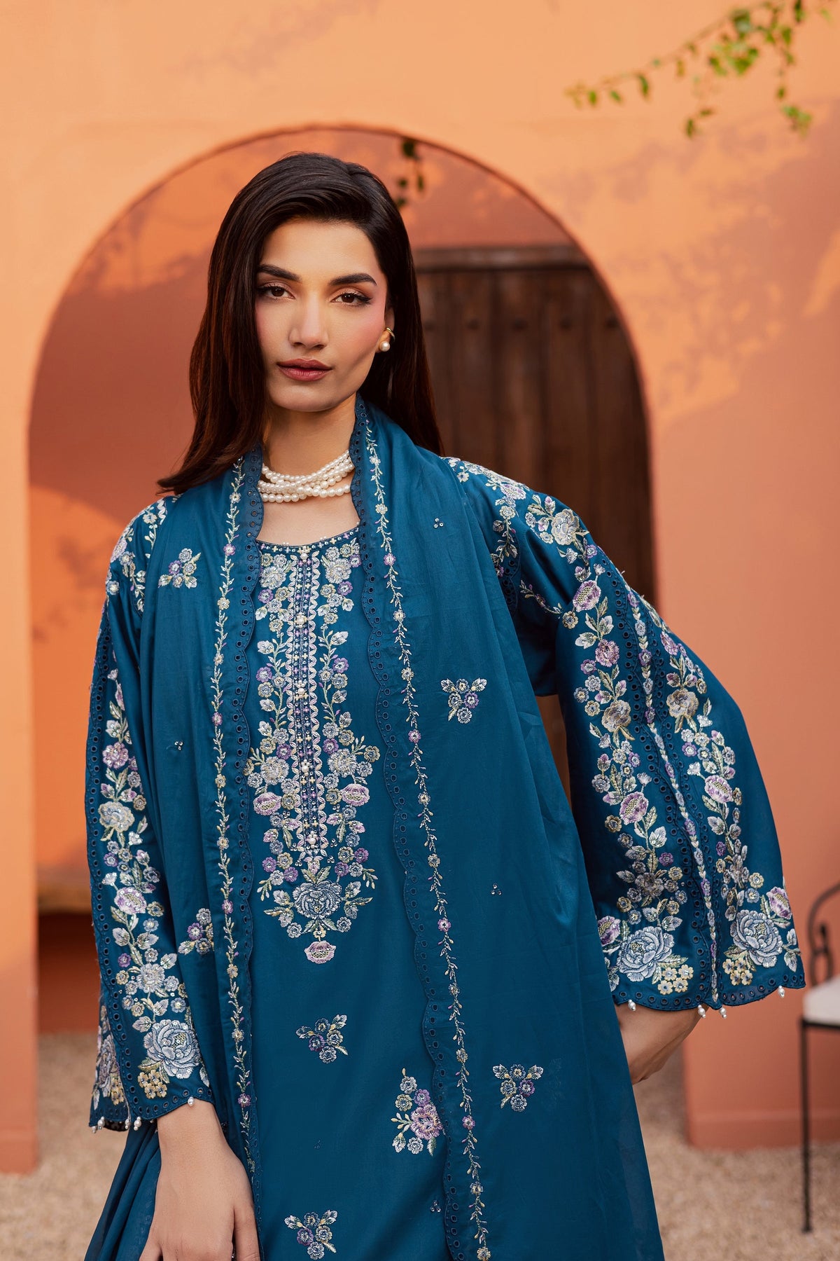 Batik | Festive Eid 26 | Twilight Bloom - by Libayah - Registered Vendor of : Batik - 100% Original Designer Dress