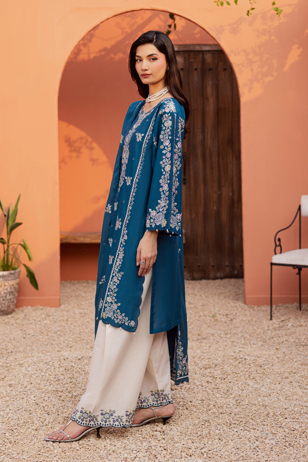 Batik | Festive Eid 26 | Twilight Bloom - by Libayah - Registered Vendor of : Batik - 100% Original Designer Dress