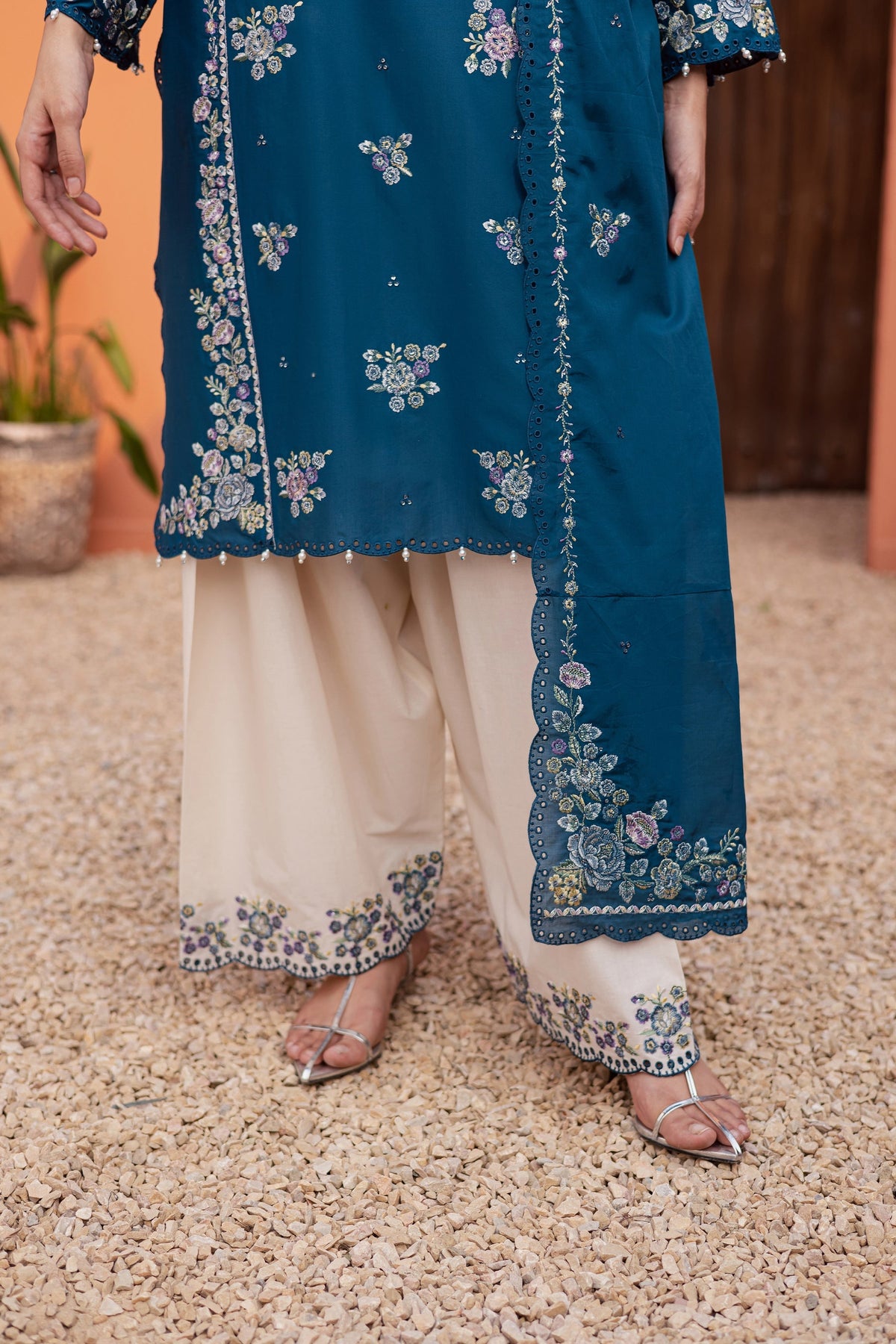 Batik | Festive Eid 26 | Twilight Bloom - by Libayah - Registered Vendor of : Batik - 100% Original Designer Dress