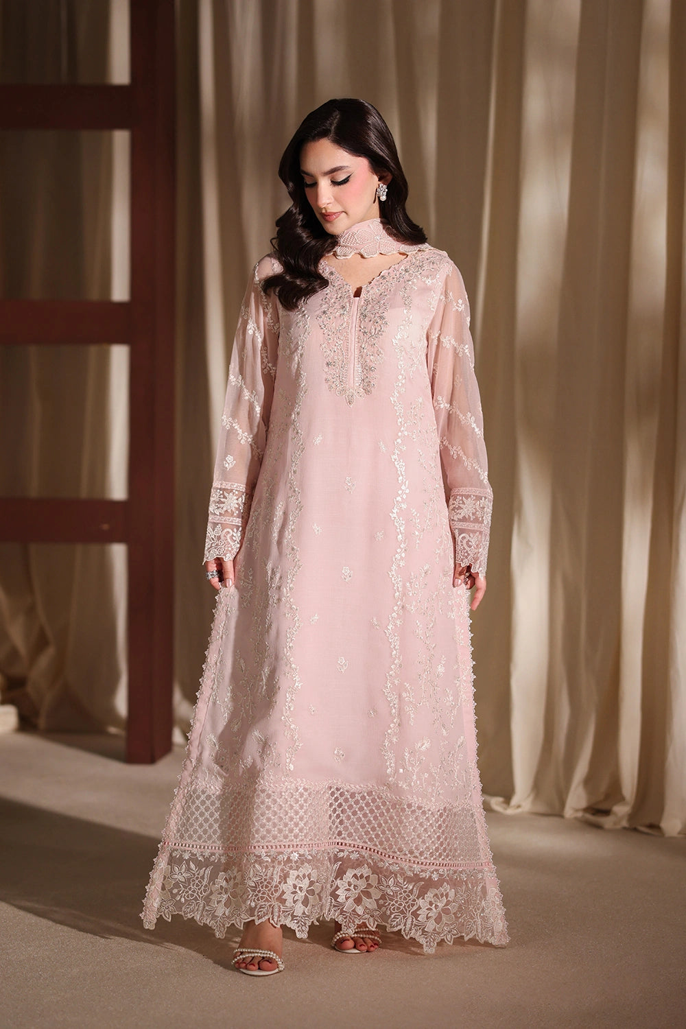 Afrozeh | Basic Pret 26 RTW | NACRE by Afrozeh - Designer Dress  - Type : Ladies Clothes - Available at Libayah - 100% Original 