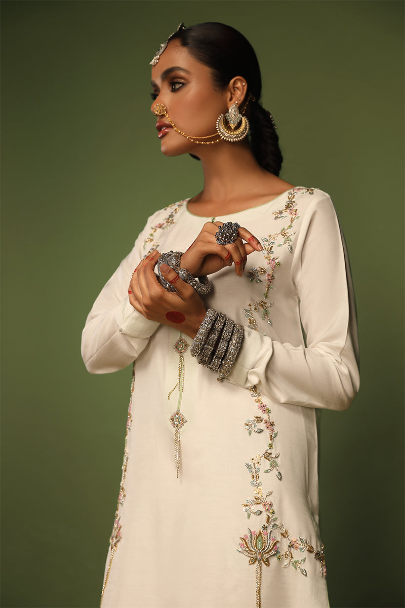 Wardha Saleem | Luxury Pret Traditional Wear | KANWAL - SHIRT WITH PANTS (2 PC) by Wardha Saleem - Designer Dress - Type: Ladies Clothes - Available at Libayah - 100% Original