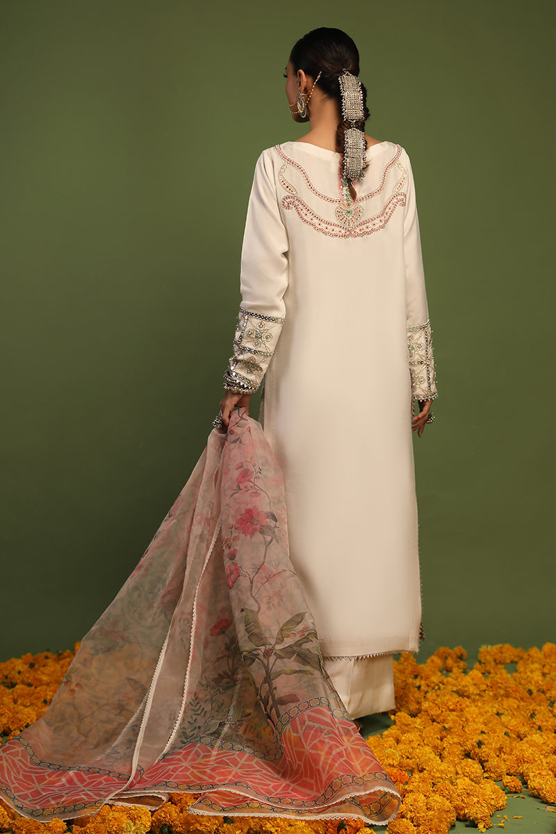 Wardha Saleem | Luxury Pret Traditional Wear | AKS - SHIRT WITH PANTS (2 PC) by Wardha Saleem - Designer Dress - Type: Ladies Clothes - Available at Libayah - 100% Original