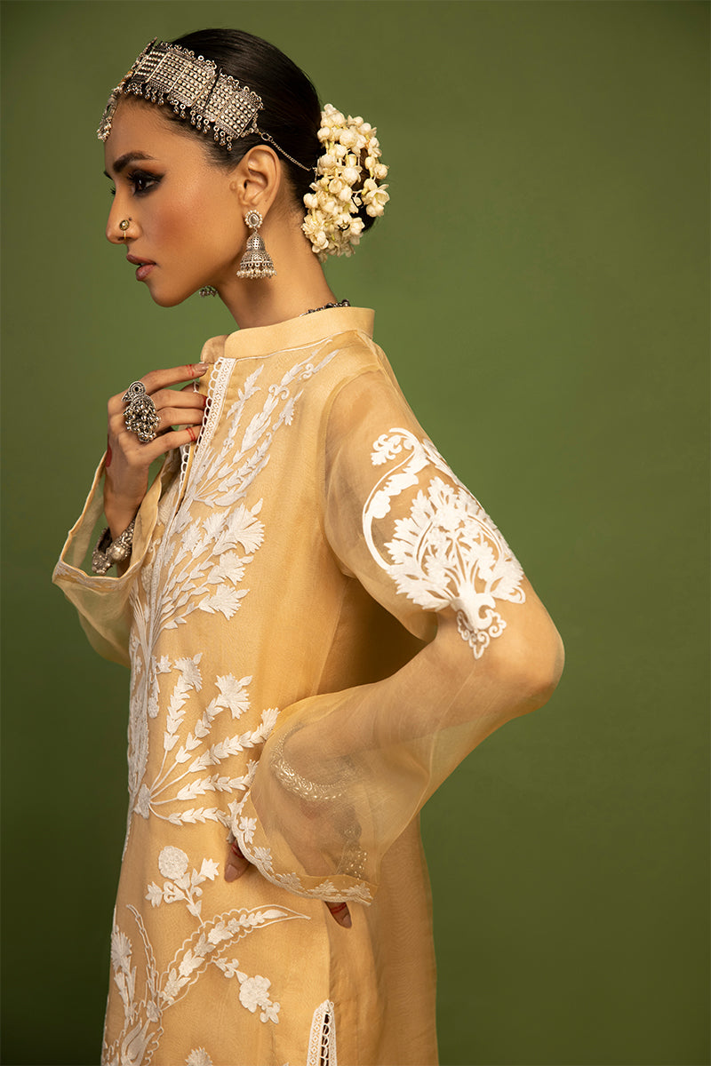 Wardha Saleem | Luxury Pret Traditional Wear | SHIKAR GAH - AARI WORK (2 PC) by Wardha Saleem - Designer Dress - Type: Ladies Clothes - Available at Libayah - 100% Original