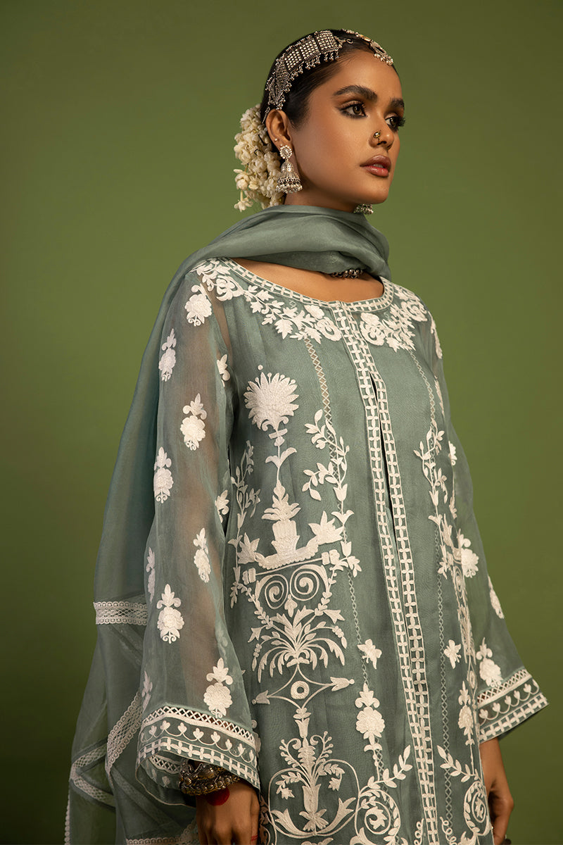 Wardha Saleem | Luxury Pret Traditional Wear | SHAJAR - AARI WORK (2 PC) by Wardha Saleem - Designer Dress - Type: Ladies Clothes - Available at Libayah - 100% Original