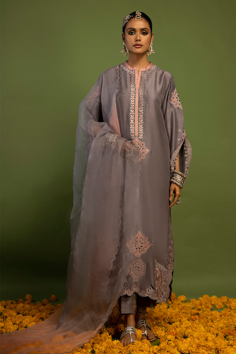 Wardha Saleem | Luxury Pret Traditional Wear | SUROOR - PURE SILK (2 PC) by Wardha Saleem - Designer Dress - Type: Ladies Clothes - Available at Libayah - 100% Original