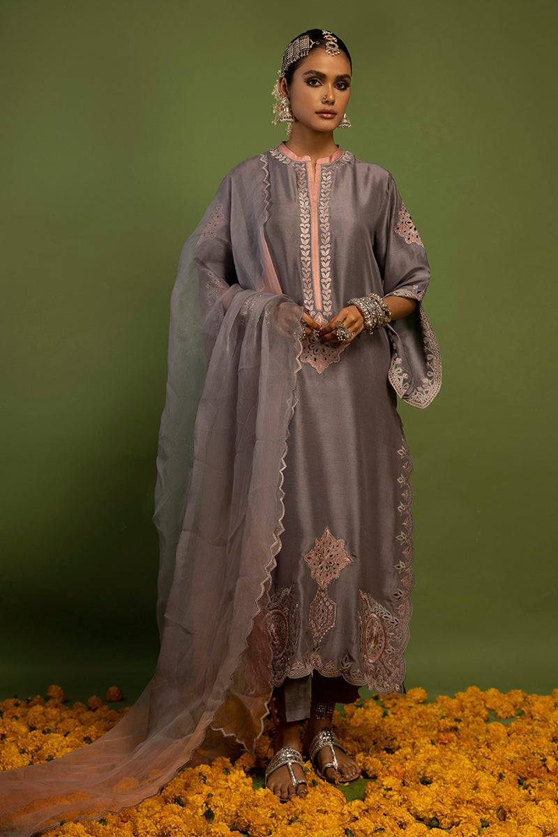 Wardha Saleem | Luxury Pret Traditional Wear | SUROOR - PURE SILK (2 PC) by Wardha Saleem - Designer Dress - Type: Ladies Clothes - Available at Libayah - 100% Original