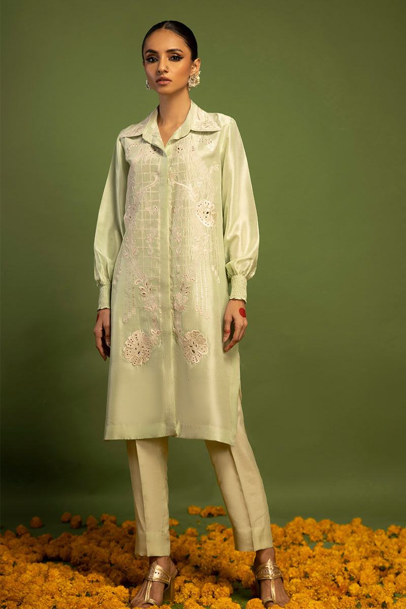 Wardha Saleem | Luxury Pret Traditional Wear | QALB - PURE SILK (2 PC) by Wardha Saleem - Designer Dress - Type: Ladies Clothes - Available at Libayah - 100% Original