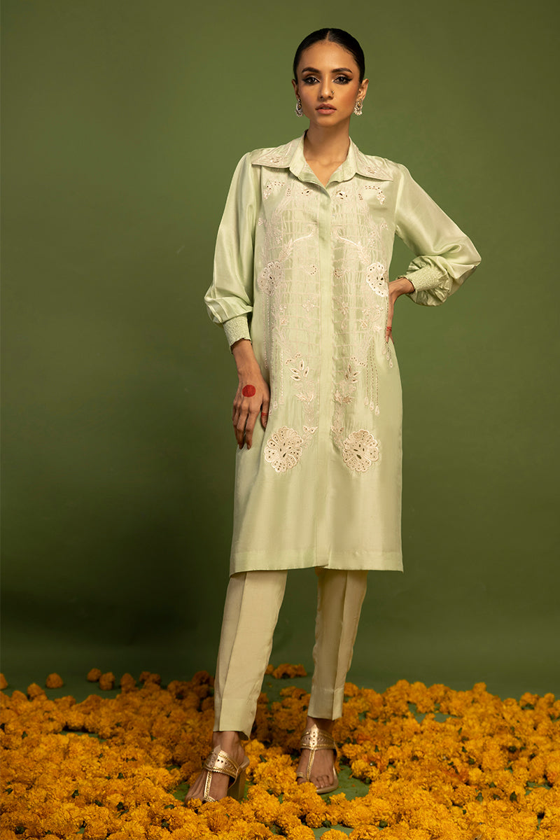 Wardha Saleem | Luxury Pret Traditional Wear | QALB - PURE SILK (2 PC) by Wardha Saleem - Designer Dress - Type: Ladies Clothes - Available at Libayah - 100% Original