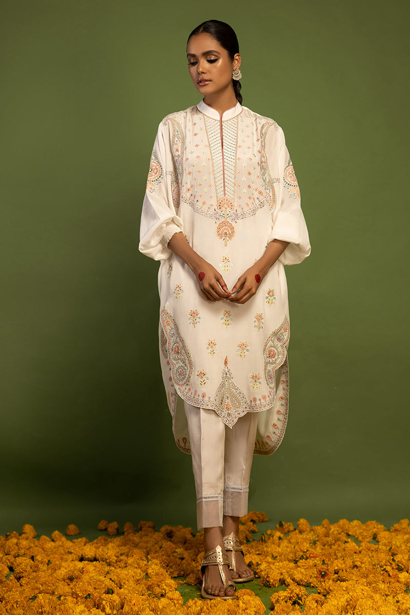 Wardha Saleem | Luxury Pret Traditional Wear | AKS-PURE SILK (2 PC) by Wardha Saleem - Designer Dress - Type: Ladies Clothes - Available at Libayah - 100% Original