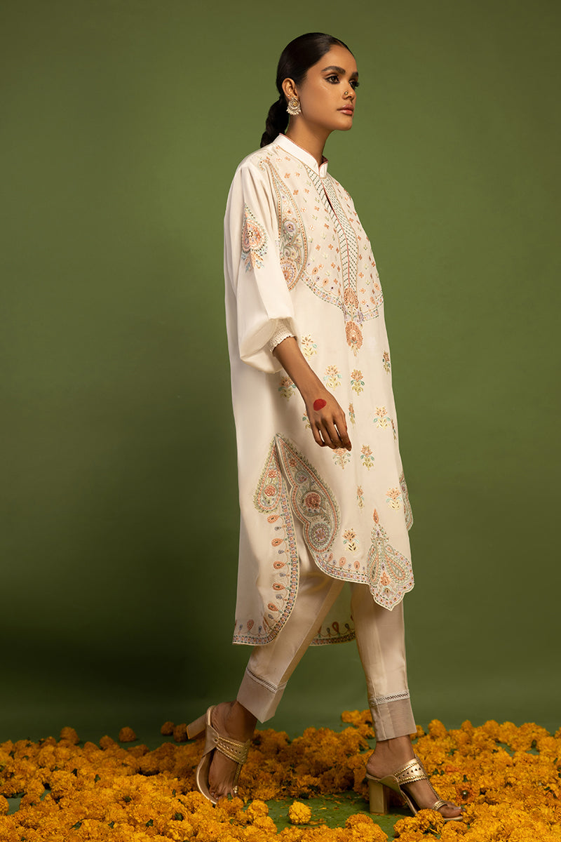 Wardha Saleem | Luxury Pret Traditional Wear | AKS-PURE SILK (2 PC) by Wardha Saleem - Designer Dress - Type: Ladies Clothes - Available at Libayah - 100% Original