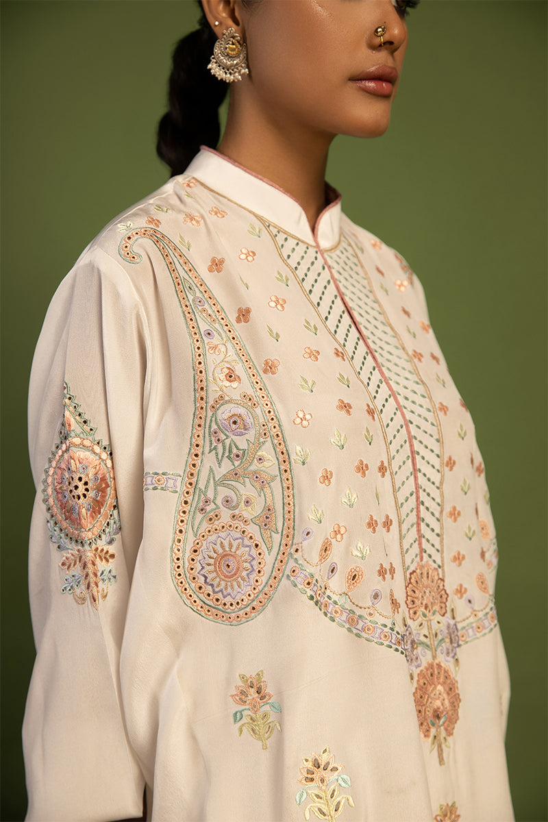 Wardha Saleem | Luxury Pret Traditional Wear | AKS-PURE SILK (2 PC) by Wardha Saleem - Designer Dress - Type: Ladies Clothes - Available at Libayah - 100% Original