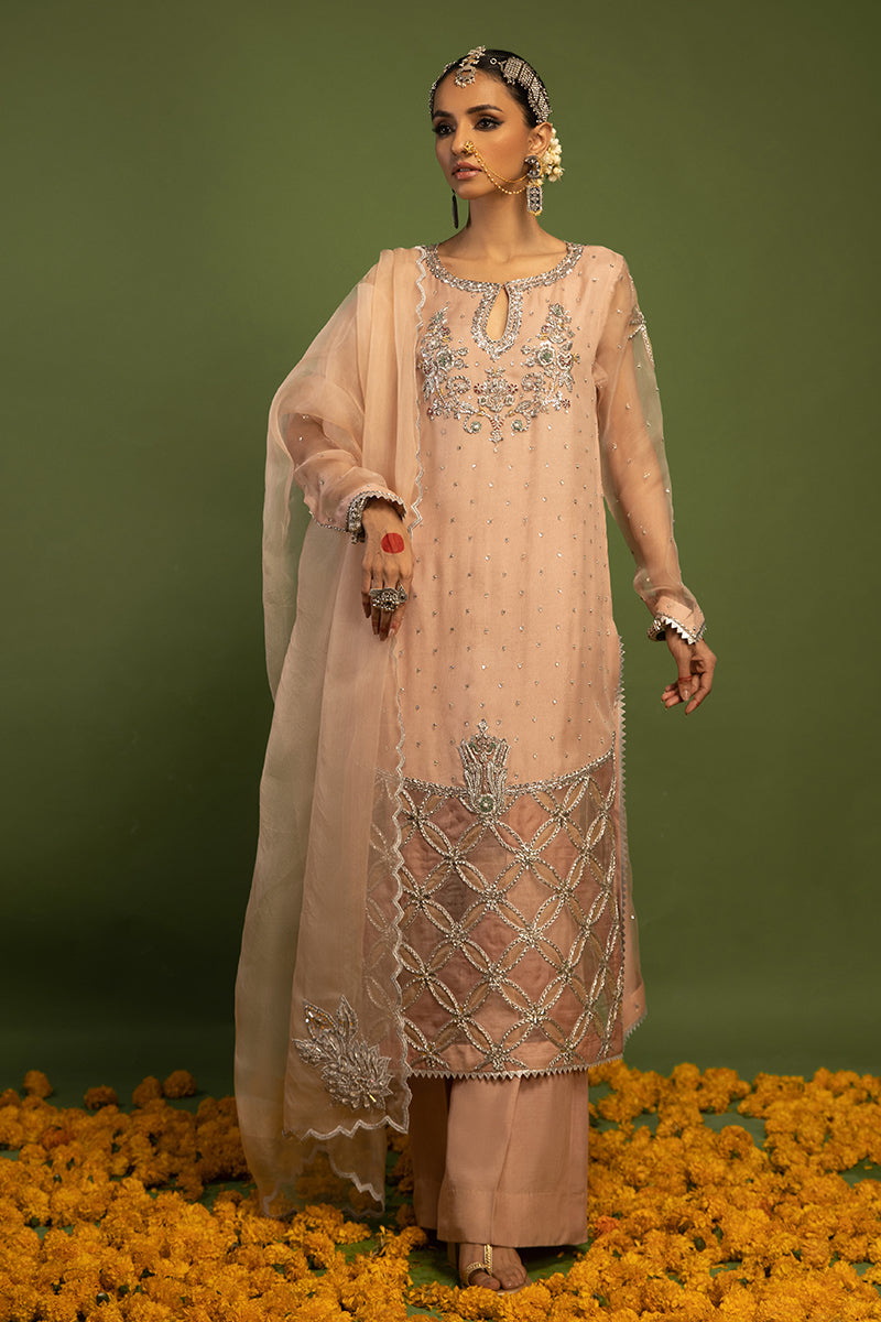 Wardha Saleem | Luxury Pret Traditional Wear | MISMAAR - HEAVY FORMAL (2 PC) by Wardha Saleem - Designer Dress - Type: Ladies Clothes - Available at Libayah - 100% Original