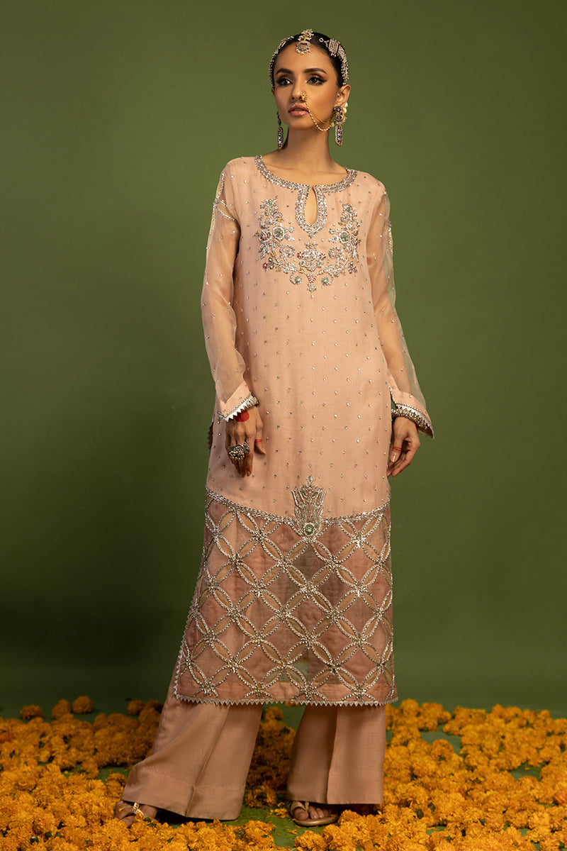 Wardha Saleem | Luxury Pret Traditional Wear | MISMAAR - HEAVY FORMAL (2 PC) by Wardha Saleem - Designer Dress - Type: Ladies Clothes - Available at Libayah - 100% Original