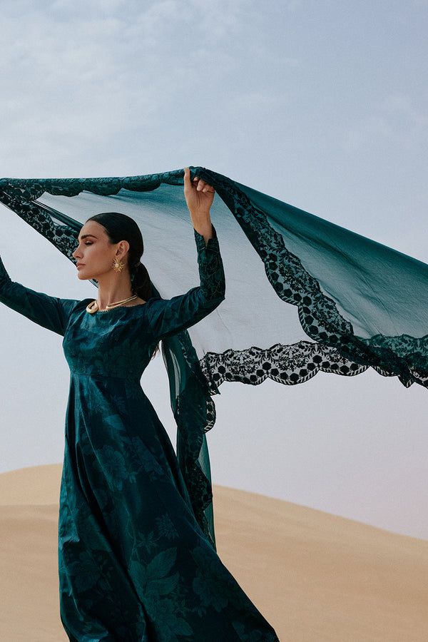 Saira Rizwan | Luxury Lawn 26 | ZOMOROD-SRL26-10 by Saira Rizwan - Designer Dress  - Type : Ladies Clothes - Available at Libayah - 100% Original 
