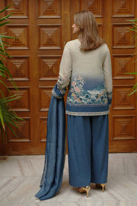 Shamaeel Ansari | Nazaakat Pret | Azure Whisper by Shamaeel Ansari - Designer Dress  - Type : Ladies Clothes - Available at Libayah - 100% Original 