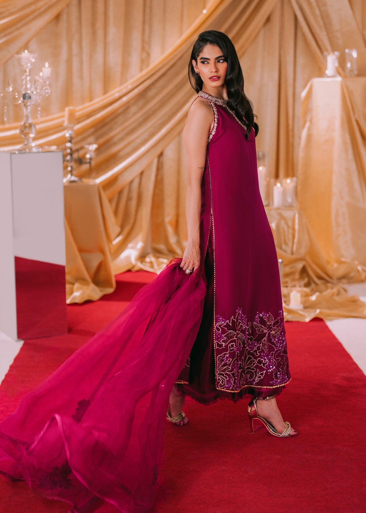 Umsha | Makhmal Winter Faves 24 |  Love Potion by Umsha - Designer Dress - Type: Ladies Clothes - Available at Libayah - 100% Original