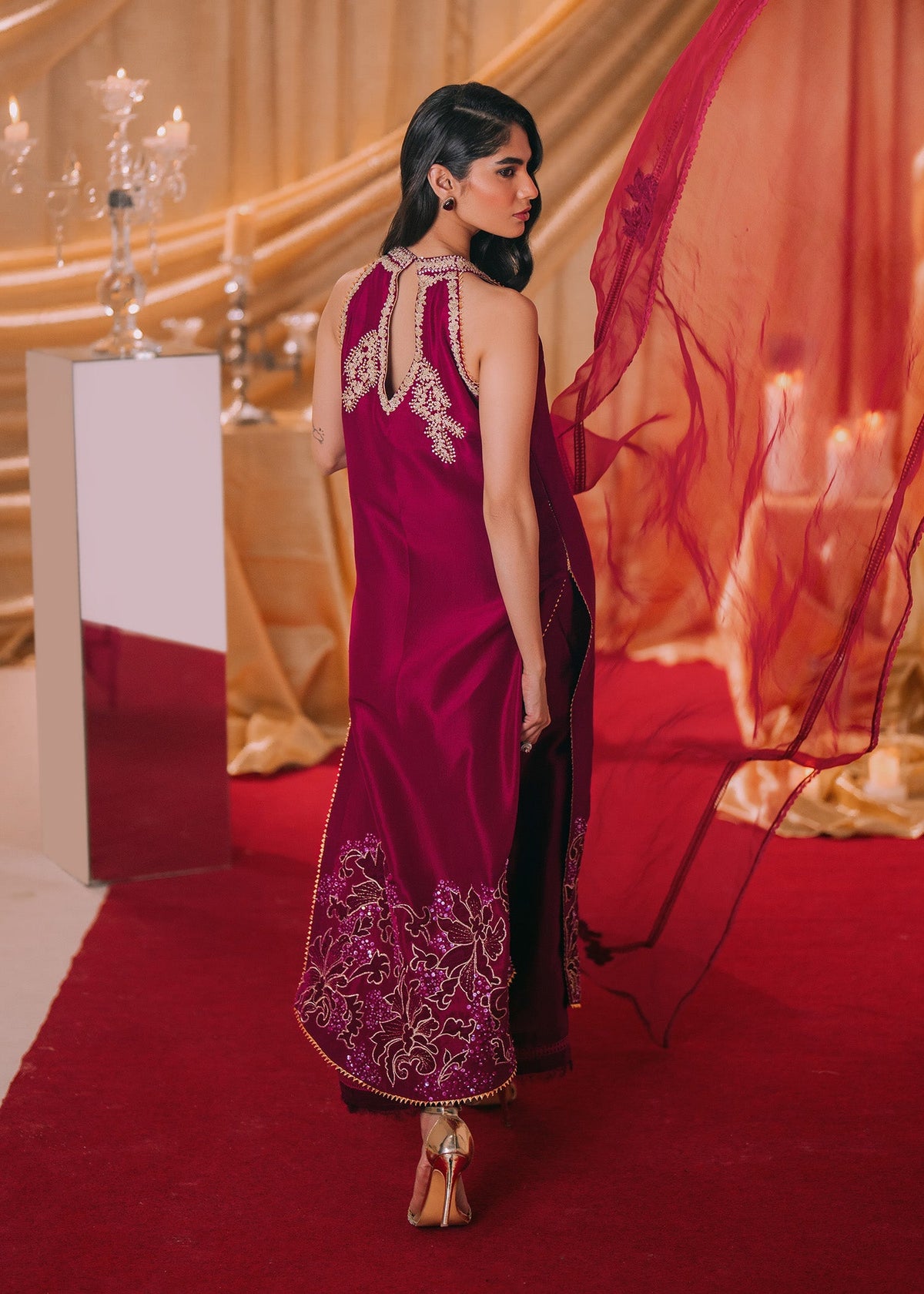 Umsha | Makhmal Winter Faves 24 |  Love Potion by Umsha - Designer Dress - Type: Ladies Clothes - Available at Libayah - 100% Original