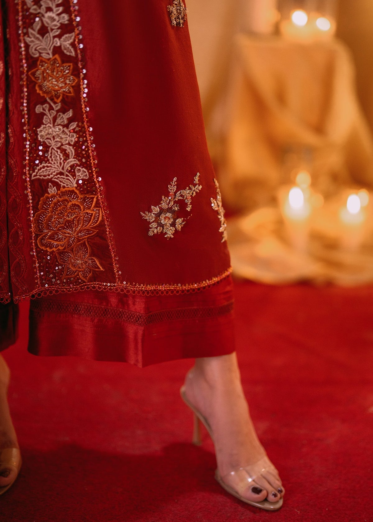 Umsha | Makhmal Winter Faves 24 |  Autumn Glaze by Umsha - Designer Dress - Type: Ladies Clothes - Available at Libayah - 100% Original