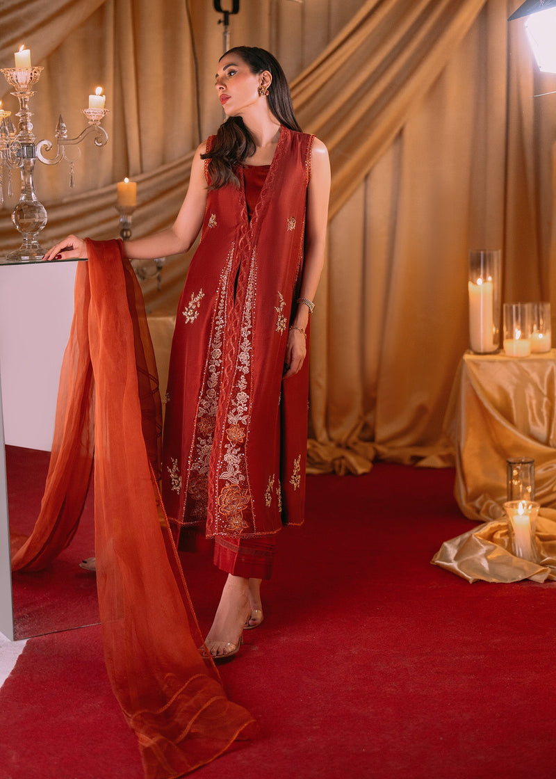 Umsha | Makhmal Winter Faves 24 |  Autumn Glaze by Umsha - Designer Dress - Type: Ladies Clothes - Available at Libayah - 100% Original