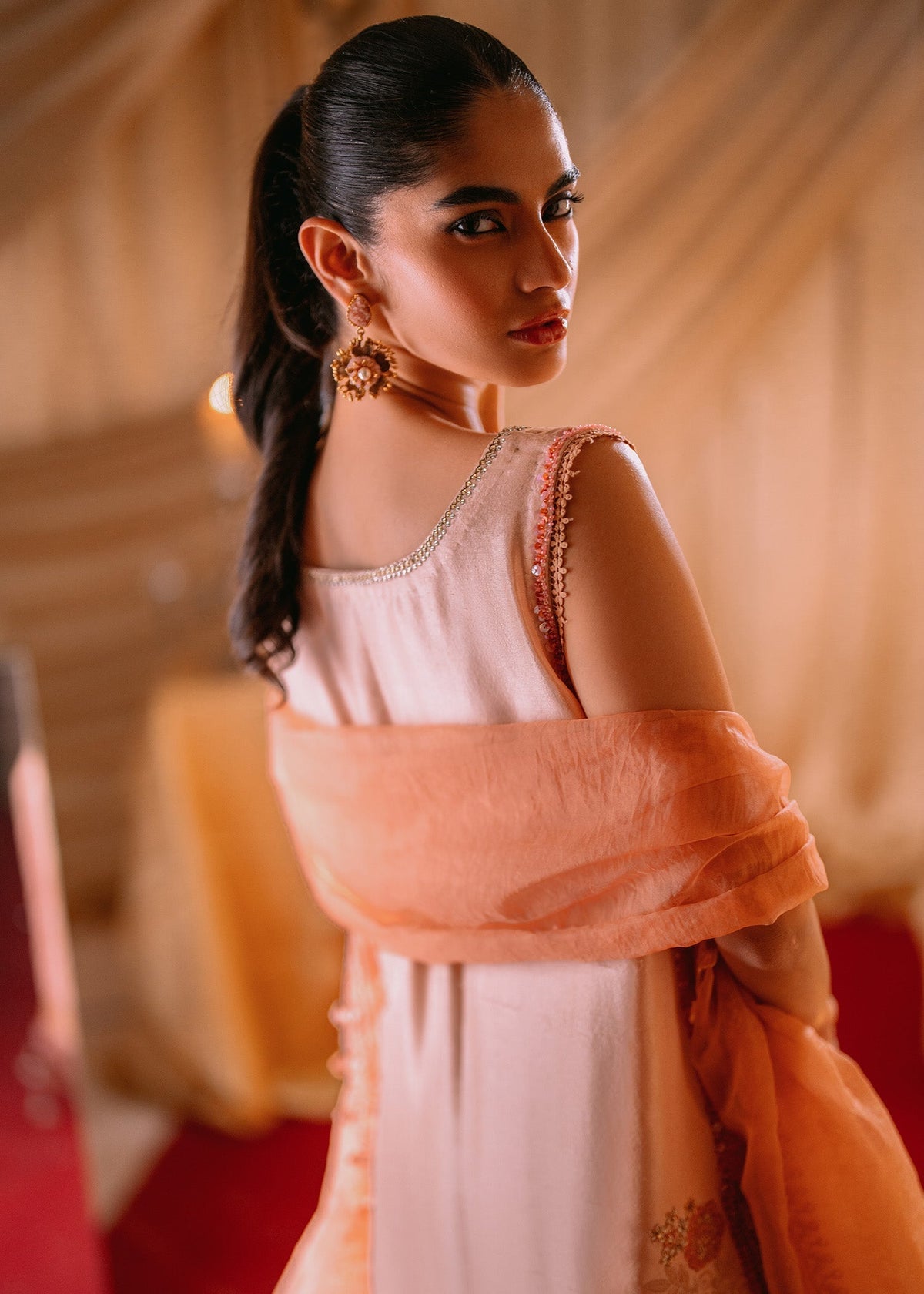 Umsha | Makhmal Winter Faves 24 |  Rose Cloud by Umsha - Designer Dress - Type: Ladies Clothes - Available at Libayah - 100% Original