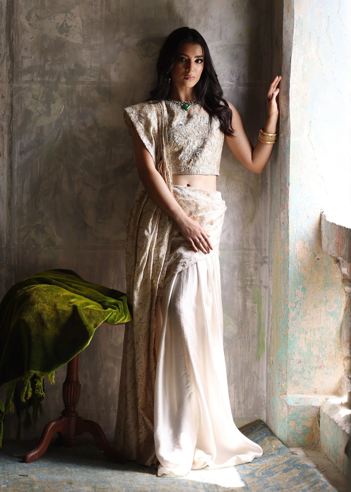 Umsha | Mehfil-e-Rang | Ivory Dream by Umsha - Designer Dress - Type: Ladies Clothes - Available at Libayah - 100% Original