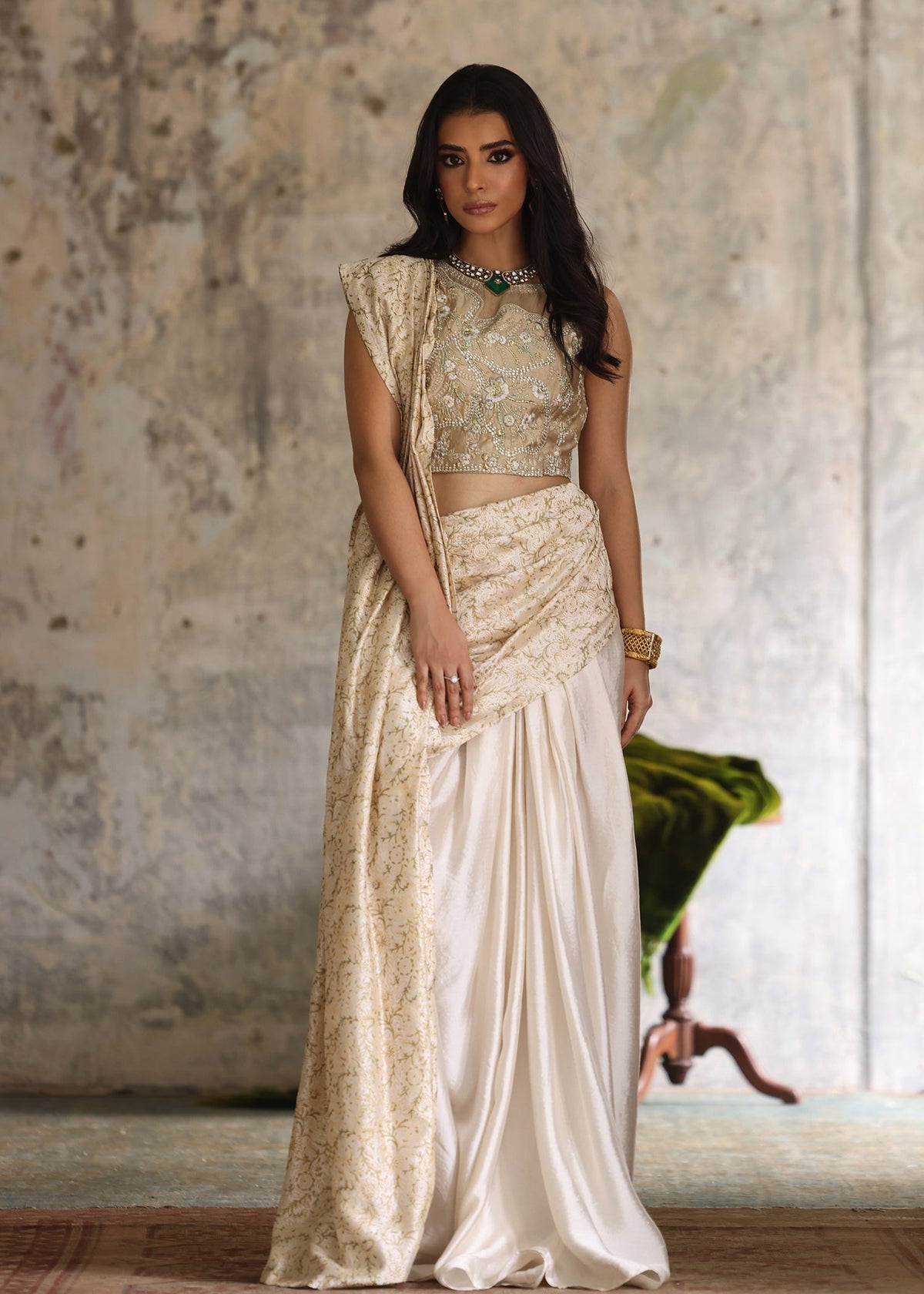 Umsha | Mehfil-e-Rang | Ivory Dream by Umsha - Designer Dress - Type: Ladies Clothes - Available at Libayah - 100% Original