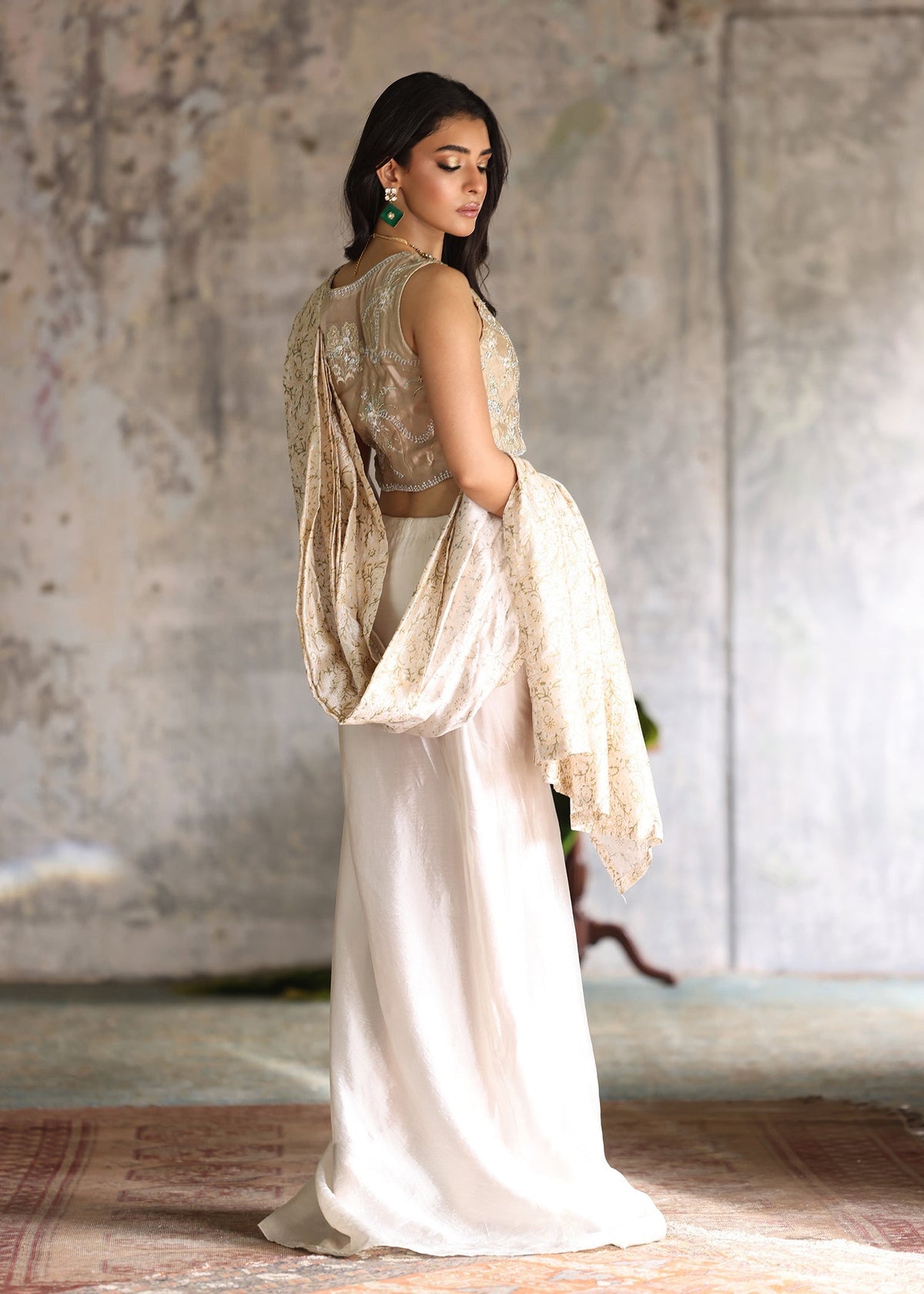 Umsha | Mehfil-e-Rang | Ivory Dream by Umsha - Designer Dress - Type: Ladies Clothes - Available at Libayah - 100% Original