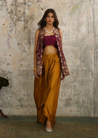 Umsha | Mehfil-e-Rang | Sunset Plum by Umsha - Designer Dress - Type: Ladies Clothes - Available at Libayah - 100% Original