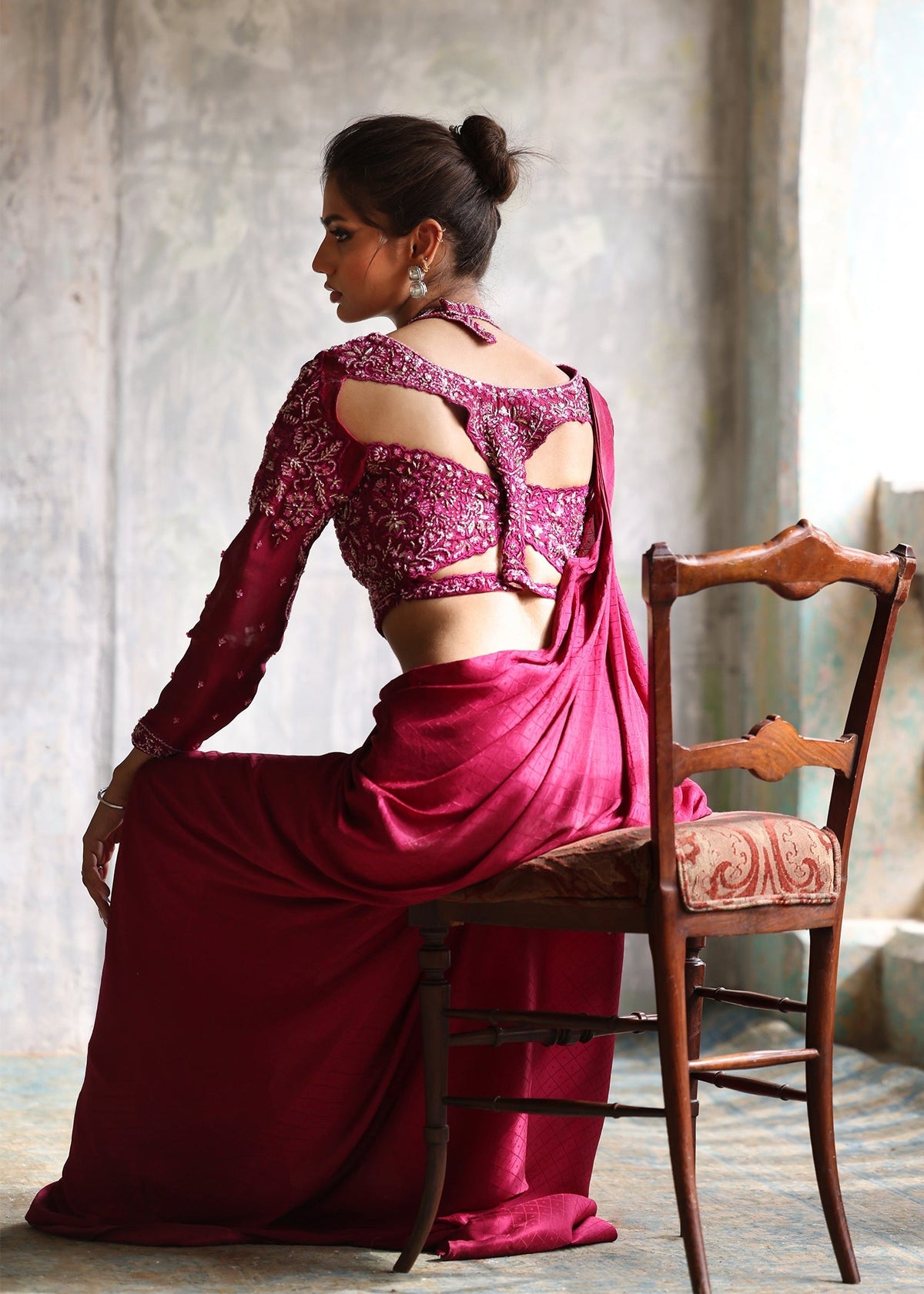 Umsha | Mehfil-e-Rang | Berry Fusion by Umsha - Designer Dress - Type: Ladies Clothes - Available at Libayah - 100% Original