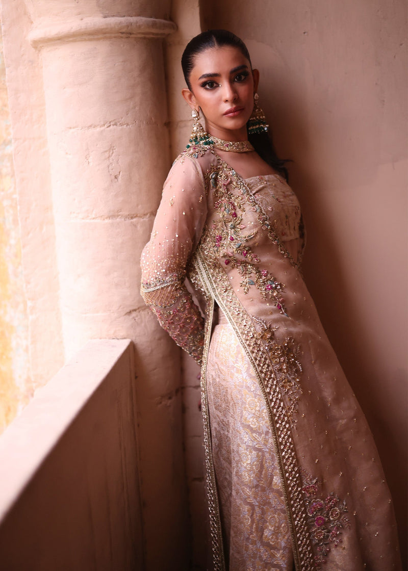 Umsha | Mehfil-e-Rang | Creamy Cashmere by Umsha - Designer Dress - Type: Ladies Clothes - Available at Libayah - 100% Original
