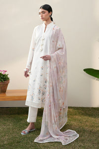 Cross Stitch | Emb Lawn Mahiri 26 | PRISTINE IVORY - Designer Dress - Type : Ladies Clothes - Available at Libayah - 100% Original